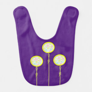 Purple Baby Bib