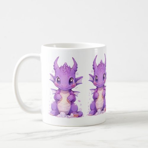 Purple Baby Dragon Coffee Mug