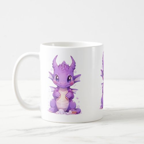 Purple Baby Dragon Coffee Mug