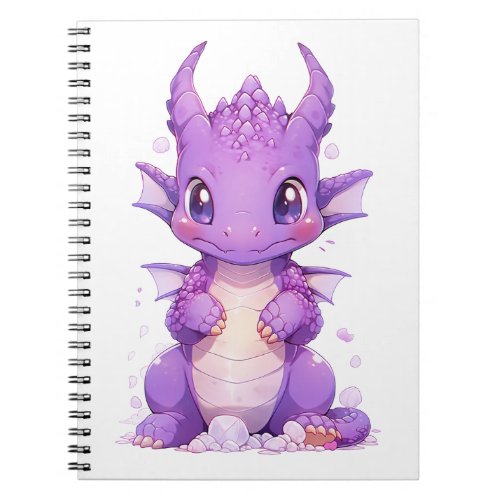 Purple Baby Dragon Notebook