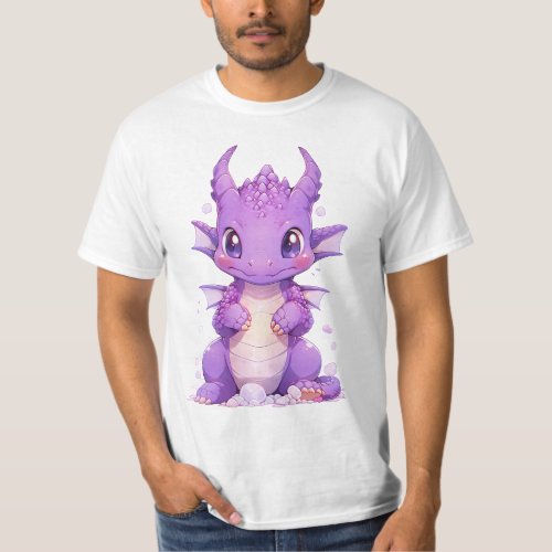 Purple Baby Dragon T_Shirt
