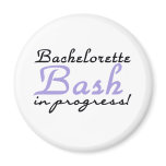 Purple Bachelorette Bash Magnet