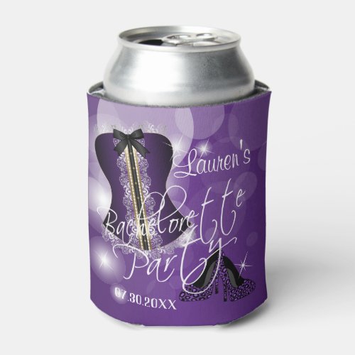 Purple Bachelorette Party Can Cooler