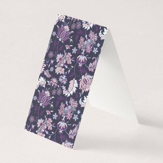 Purple Background Big Floral Seamless Pattern (Back)