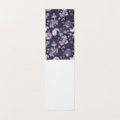 Purple Background Big Floral Seamless Pattern (Outside Unfolded)