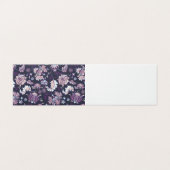 Purple Background Big Floral Seamless Pattern (Outside Unfolded)