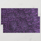 Purple Background Book Mark (Front/Back)