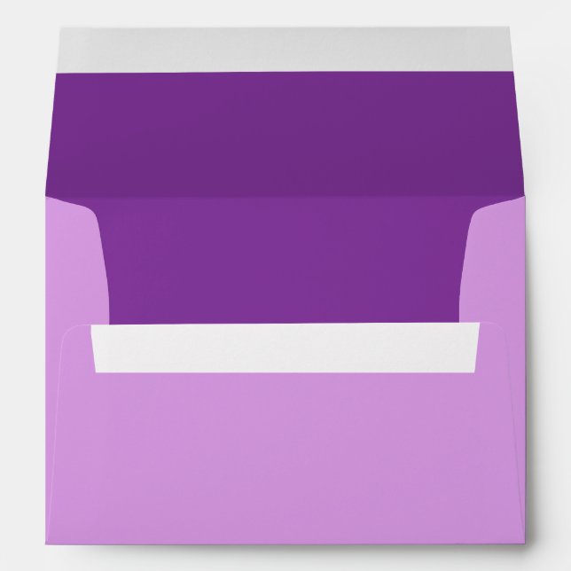 Purple Background Color Customize This! Envelope (Back (Bottom))