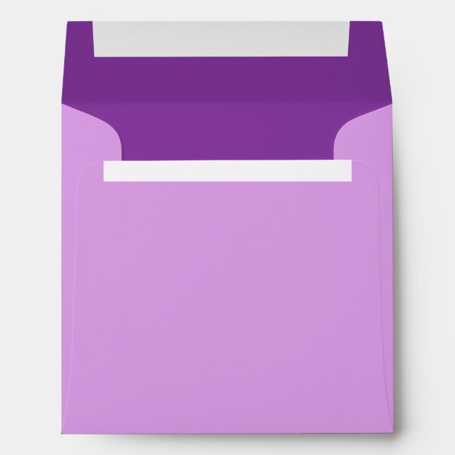 Purple Background Color Customize This! Envelope (Back (Bottom))