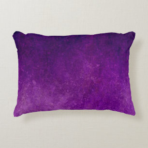 Purple background grunge texture accent pillow