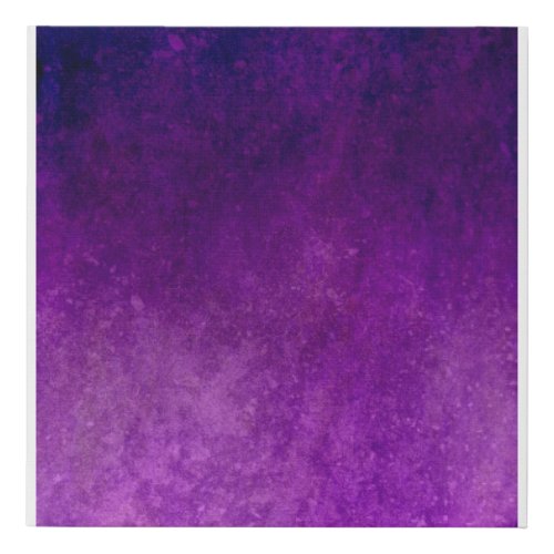 Purple background grunge texture faux canvas print