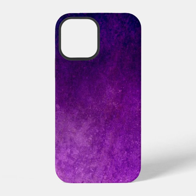 Purple background grunge texture iphone case (Back)