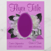 Purple Background Transparent Example Event Flyer
