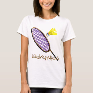 Purple badminton racket T-Shirt
