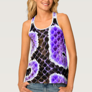 Purple Ball Python Racerback Tank – Fierce