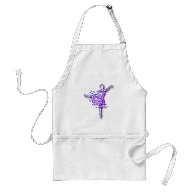 Purple Ballerina Apron (Front)