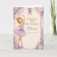 Purple Ballerina Birthday Party