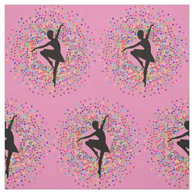 Purple Ballerina Color Burst Fabric (Swatch)