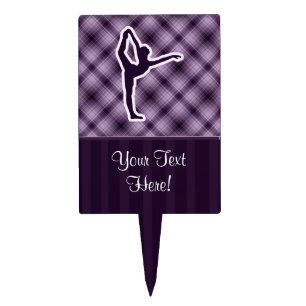 Purple Ballet Cake Topper