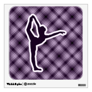 Purple Ballet Wall Sticker