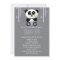 Purple Bamboo Panda in Diapers Baby Shower