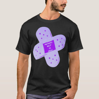 Purple Bandaid Mistakes Help Us Grow T-Shirt