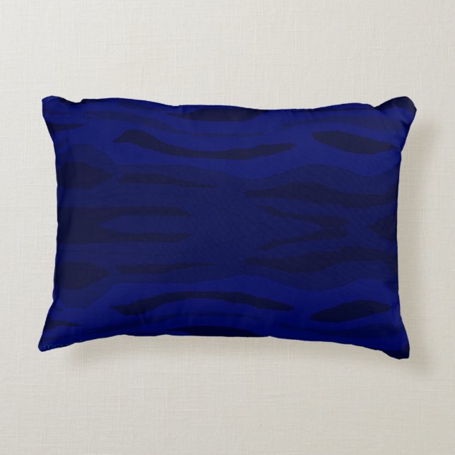 Purple Bark Camouflage Reflection  Accent Pillow (Back)