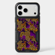 Purple Baroque Glam Animal Print With Chains
