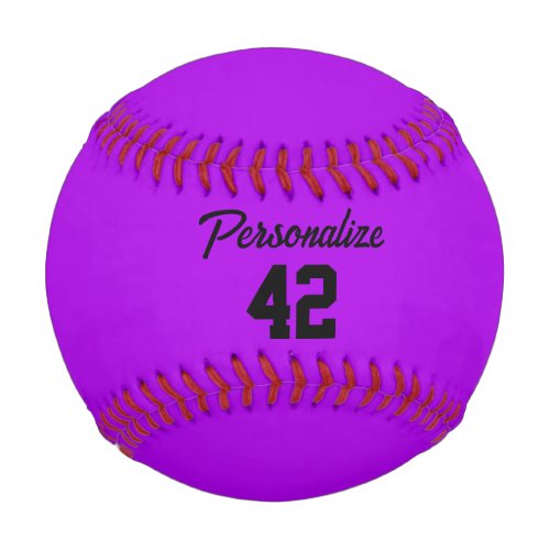 Purple Baseball