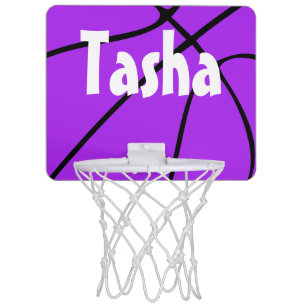 Purple Basketball Mini Basketball Hoop