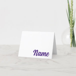 PURPLE Baton Rouge, LA Personalized Note Card