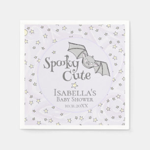 Purple Batty, Stars & Moons Spooky Cute Napkins