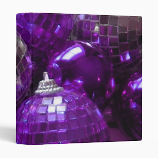 Purple Baubles binder
