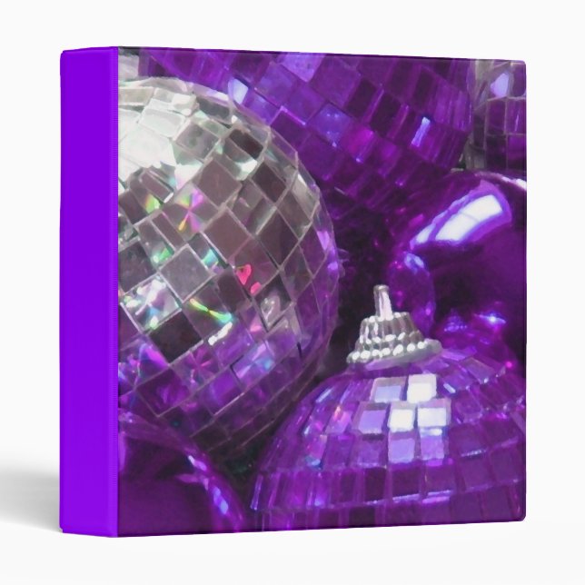Purple Baubles binder purple (Front/Spine)