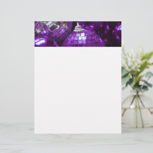 Purple Baubles letterhead white (Standing Front)