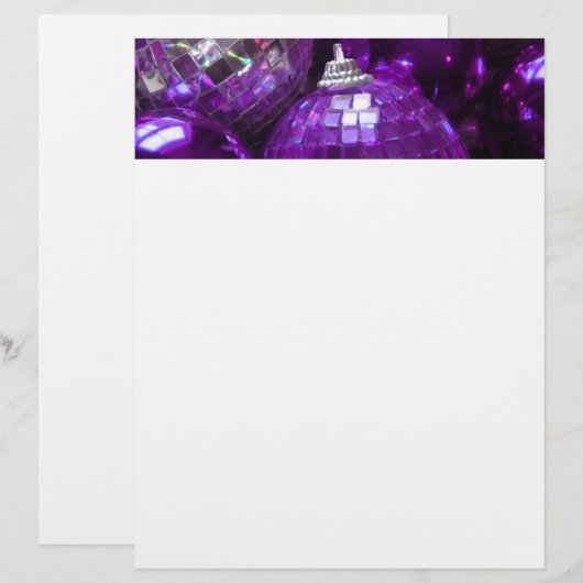 Purple Baubles letterhead white (Front/Back)