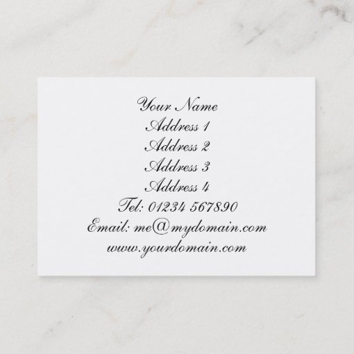 Purple Bead business cards Zazzle