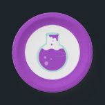 Purple Beaker Science Party Paper Plates<br><div class="desc">Are you planning a science themed party for your child? Make it an explosive kids birthday party with the Purple Beaker Science Party Paper Plates designed by Enchantfancy Design Company. These paper plates feature a chemistry beaker filled with bubbling purple liquid. It is perfect for children who love science!</div>