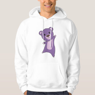 Purple Bear Colorful Bears Cute Animals Hoodie