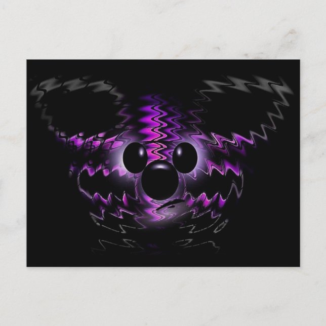 Purple Bear Postcard (Front)