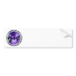Purple Bearded Iris Bumper Sticker