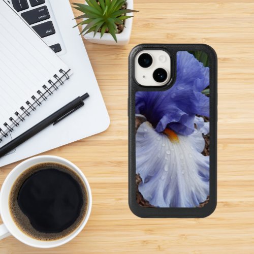 Purple Bearded Iris Floral iPhone 15 Case