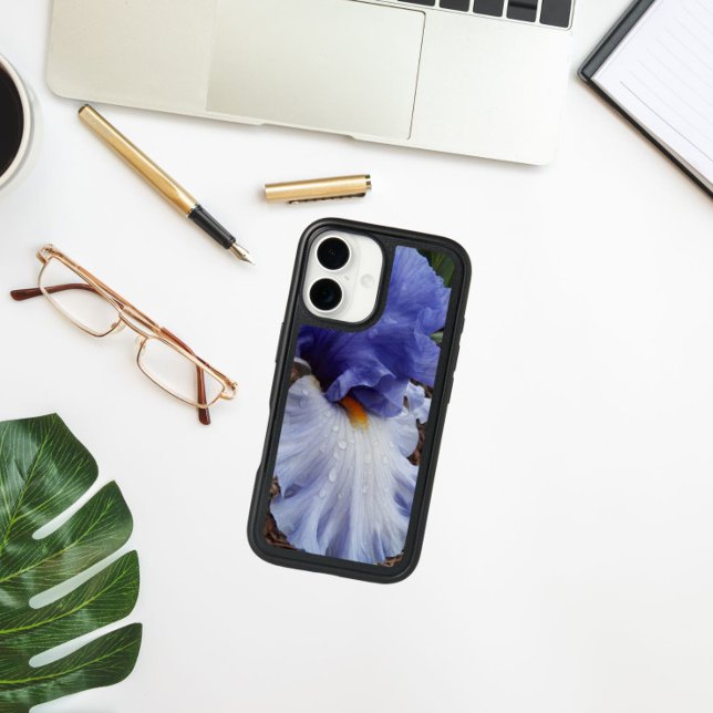 Purple Bearded Iris Floral Otterbox iPhone Case (In Situ)