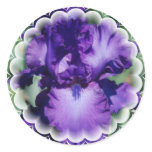 Purple Bearded Iris Sticker