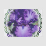 Purple Bearded Iris Tissue Paper