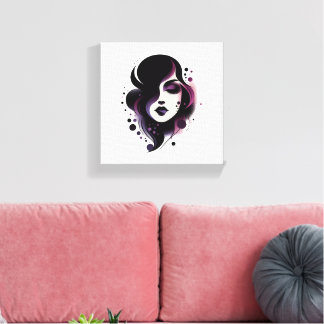 Purple Beauty Canvas Print