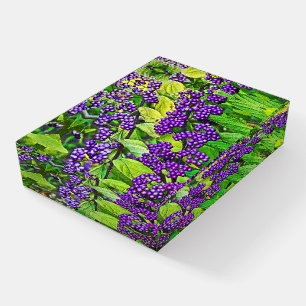 PURPLE BEAUTYBERRY BUSH/BRIGHT PURPLE BERRIES PAPERWEIGHT