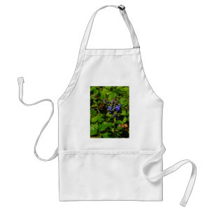 Purple Bee Balm and Bumble Bee Adult Apron
