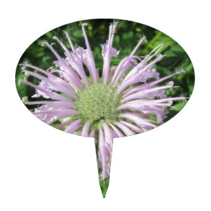 Purple Bee Palm Cake Topper