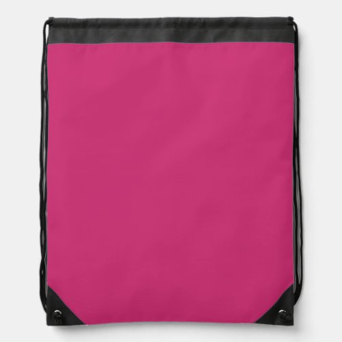 Purple Beetroot Solid Color Hot Pink Fuchsia Drawstring Bag